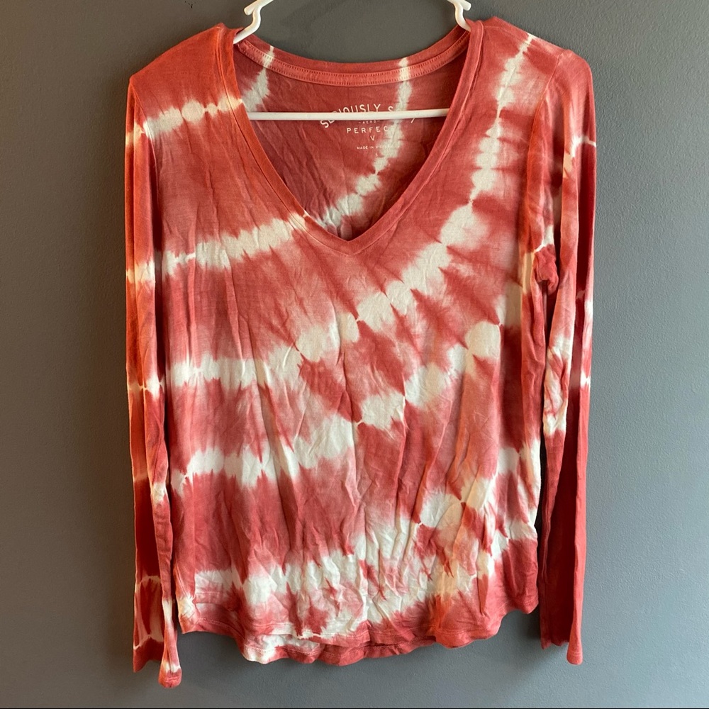 Aeropostale Seriously Soft Perfect V Long Sleeve